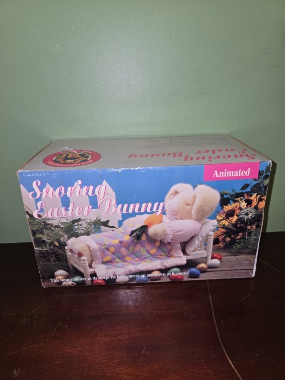 Vintage Gemmy Animated Snoring Easter Bunny *Not Working*